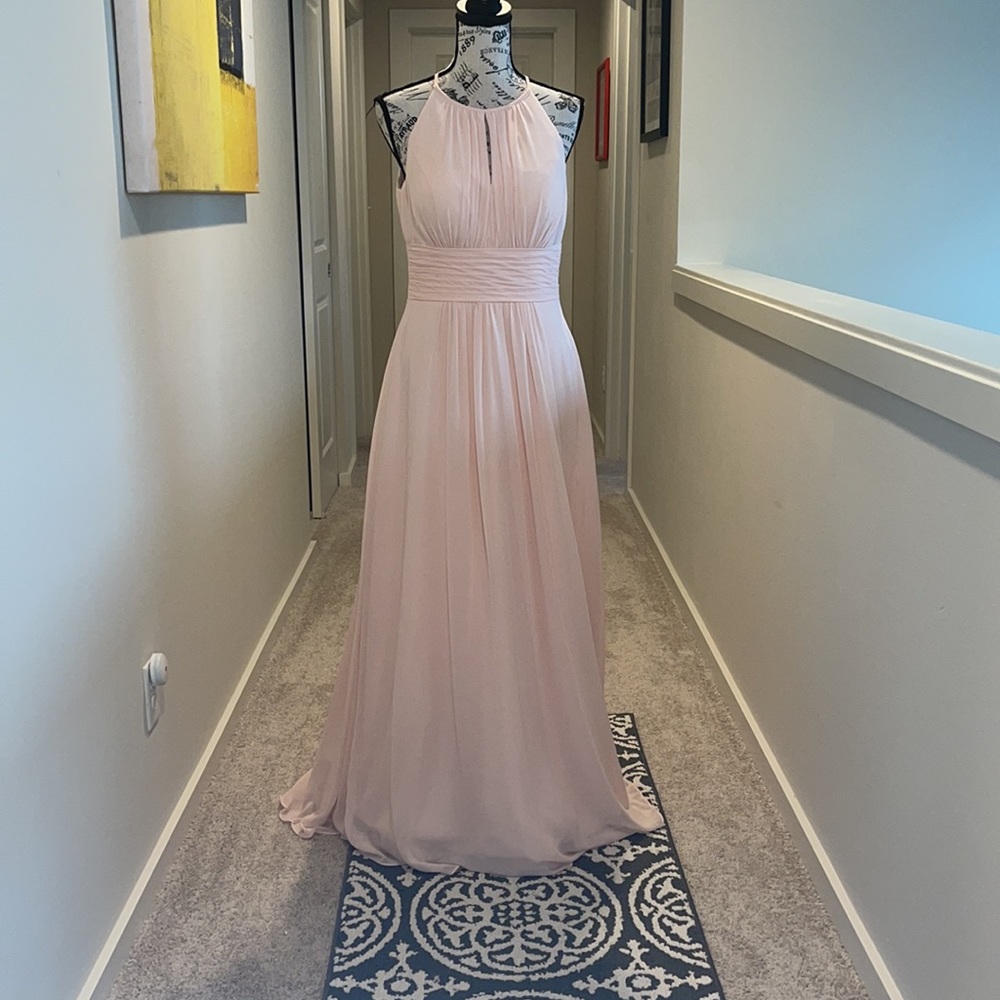 - Azazie pink dress bridesmaid wedding prom Bonnie - Picture 5 of 14